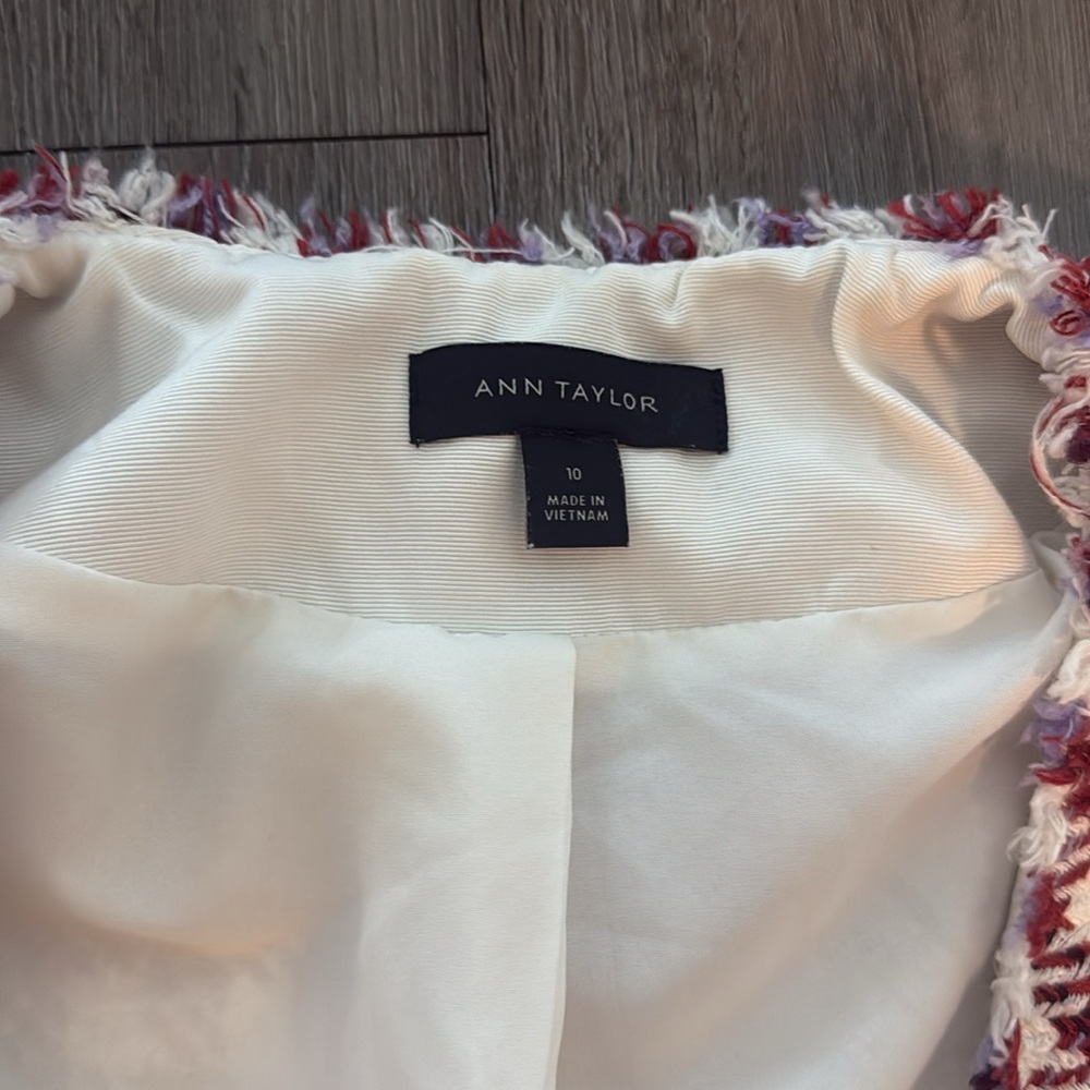 Ann Taylor Houndstooth Women's Jacket - Picture 3 of 3